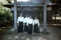 Morihiro Saito Sensei et les uchi-deshi