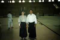 Morihiro Saito Sensei et Patricia Guerri Sensei